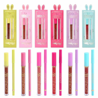 Lip Combo Labial + Delineador Kevin  Coco